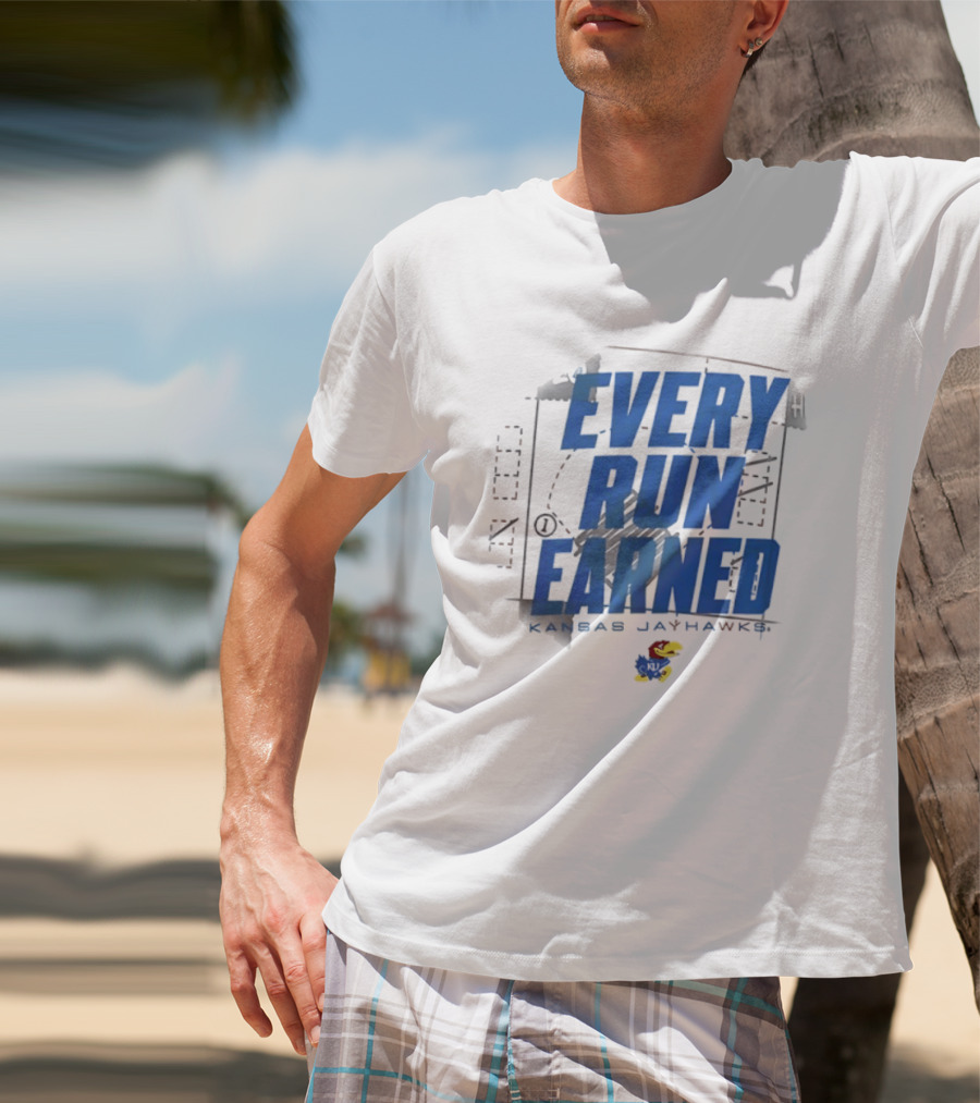 Kansas Jayhawks Every Run Earned 2026 Postseason Dugout T-Shirt
