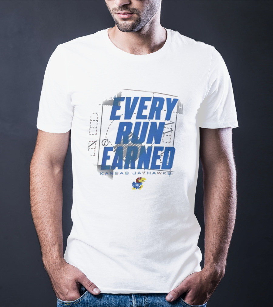 Kansas Jayhawks Every Run Earned 2026 Postseason Dugout T-Shirt