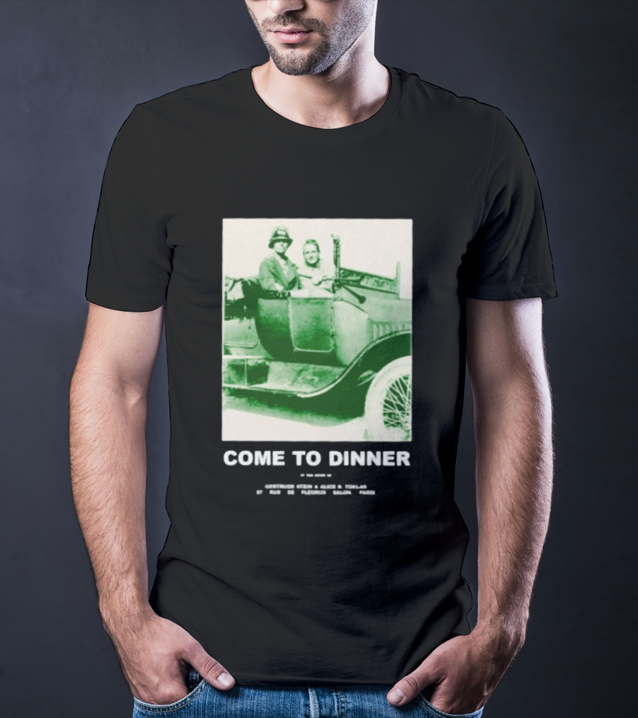 Come To Dinner Vintage Car Scene 1920s Nostalgia T-Shirt