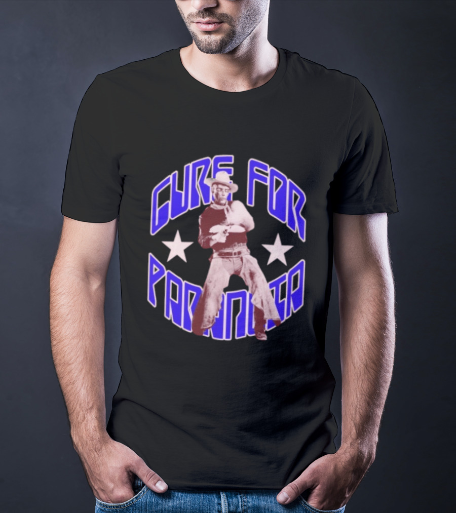 Cure For Paranoia Cowboy With Stars T-Shirt