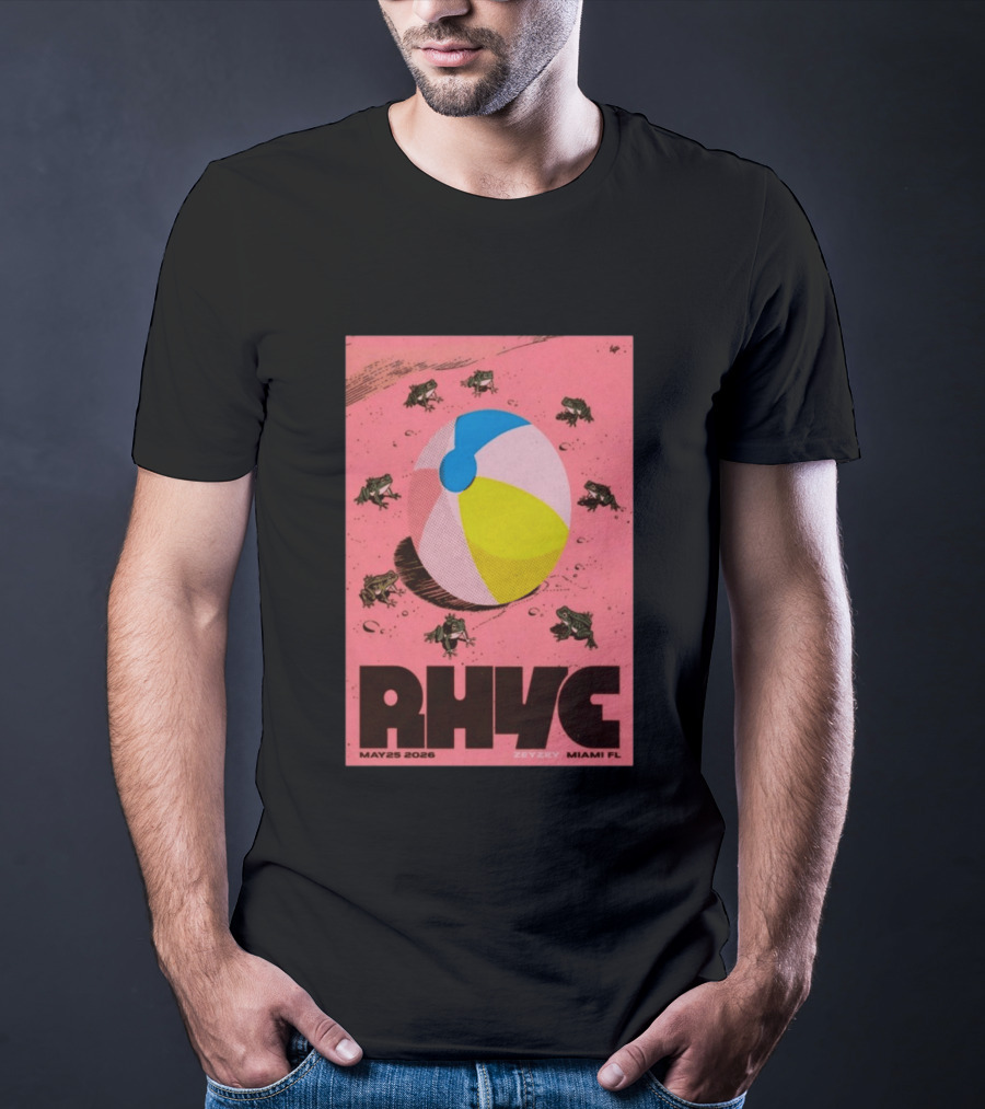 Rhye May 25 2026 ZeyZey Miami FL Tour Beach Ball Frogs T-Shirt