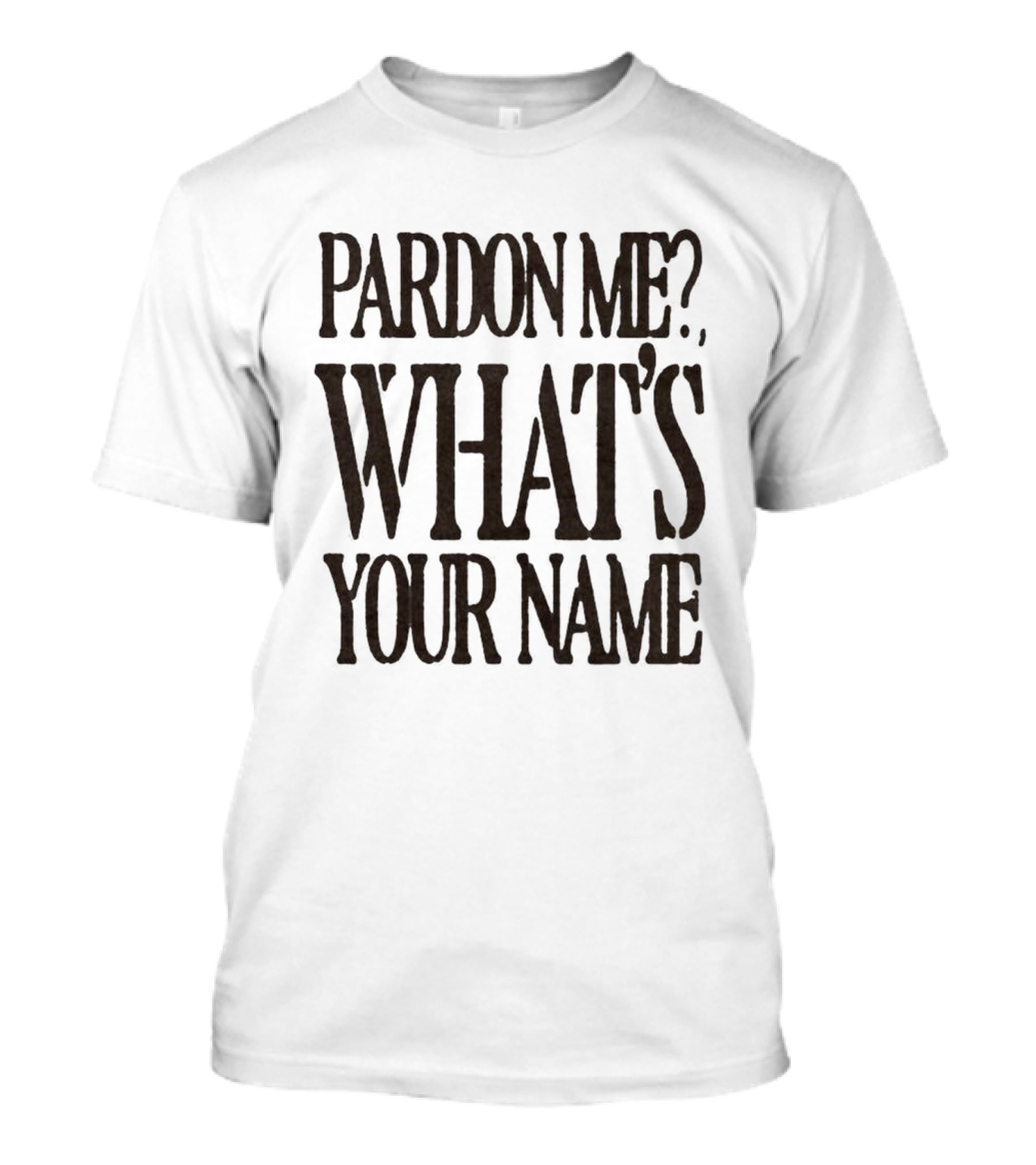 Zayn Pardon Me What's Your Name T-Shirt