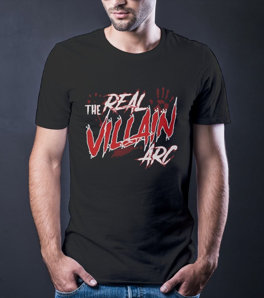 The Real Villain Arc Bloodstained Handprint T-Shirt