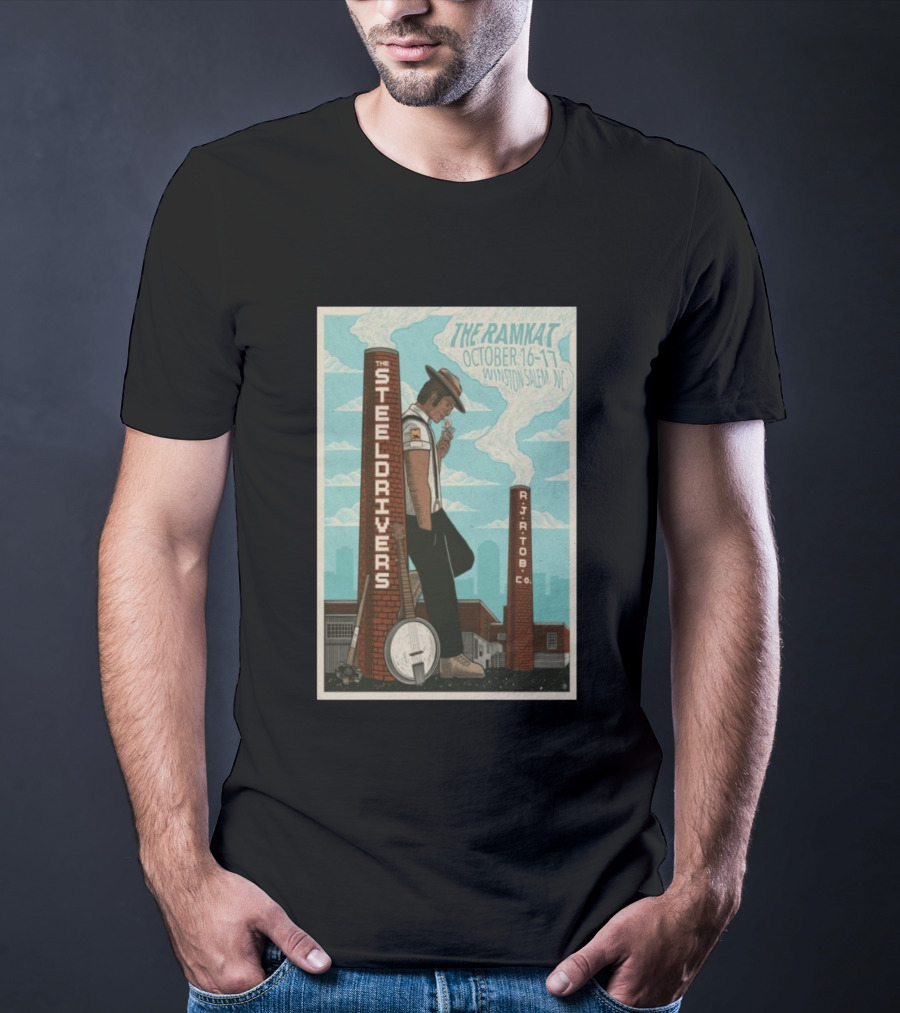 The SteelDrivers Concert The Ramkat Winston Salem October 16 17 2026 T-Shirt