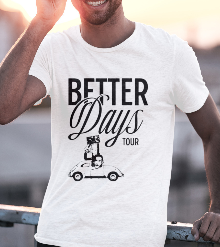 Better Days Tour Vintage Car Graphic Benjamin Ingrosso T-Shirt