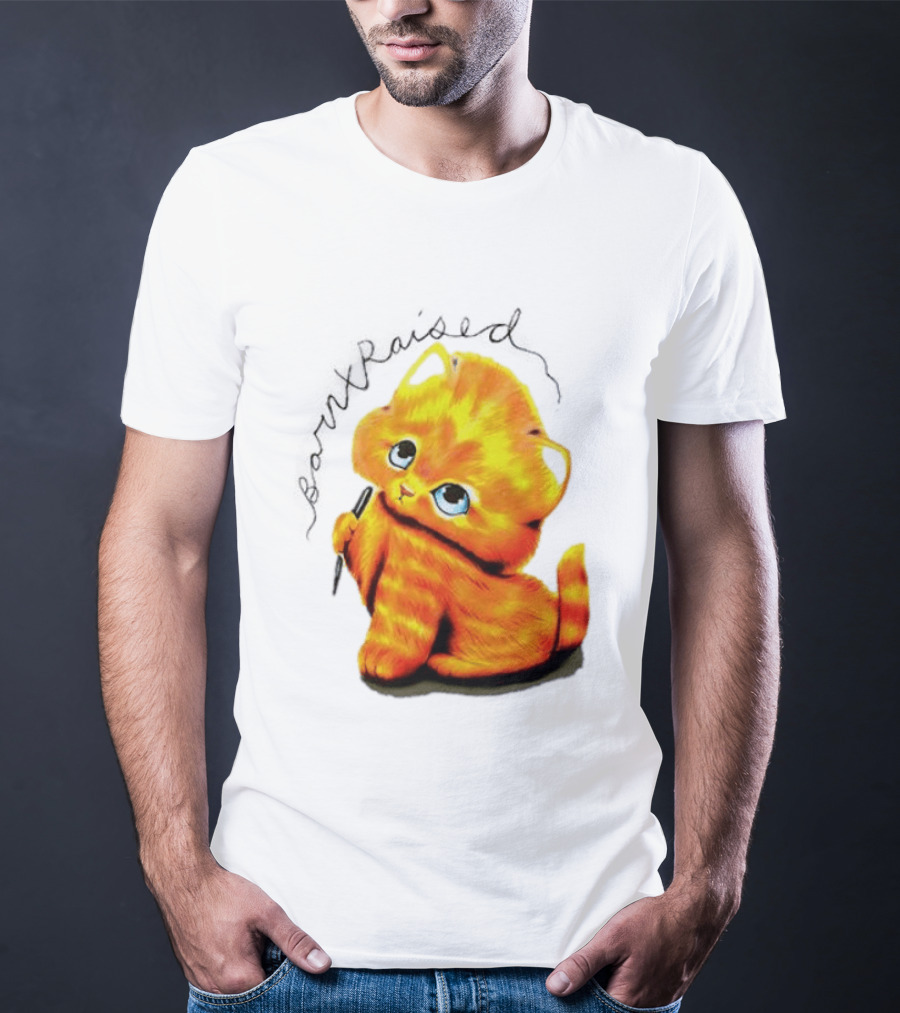 Born X Raised Mischief Orange Cat T-Shirt