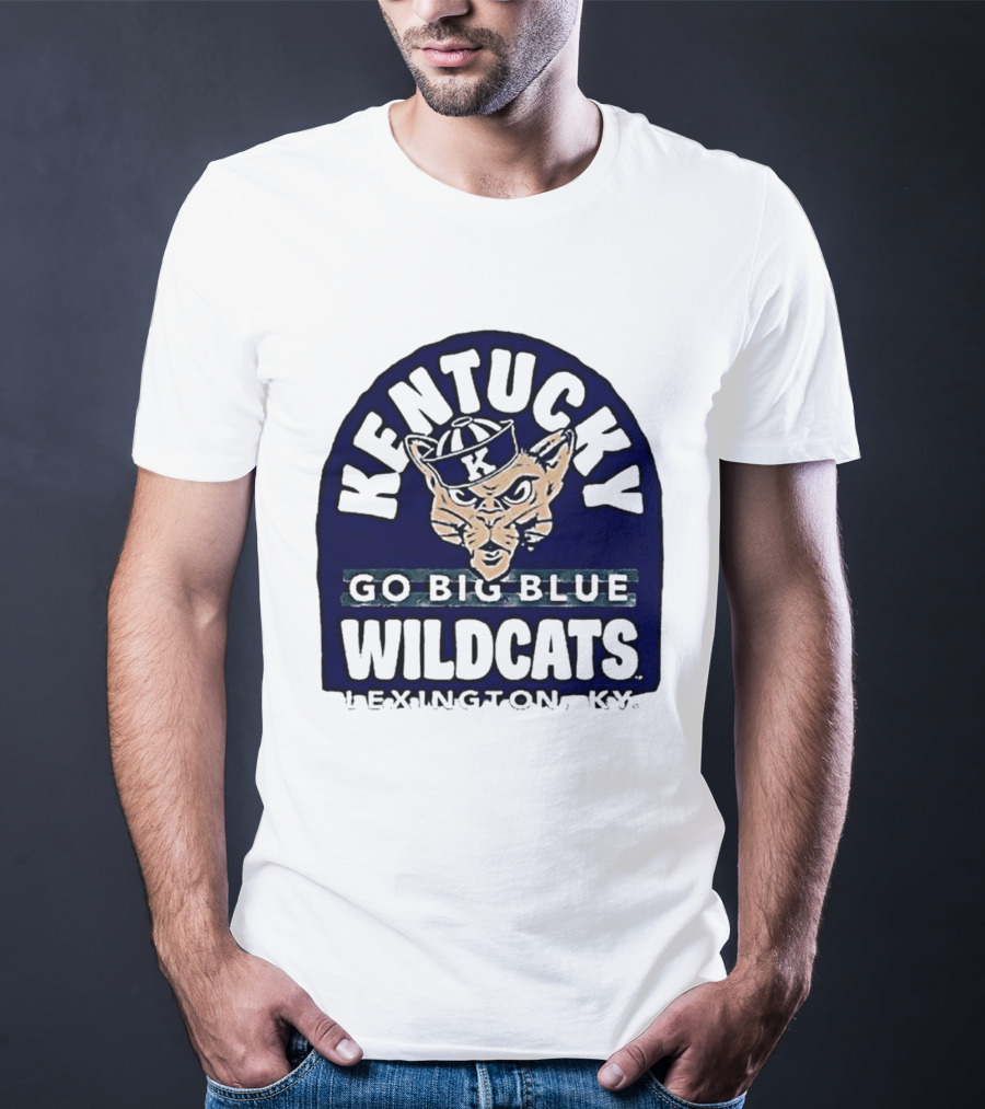 Kentucky Wildcats Go Big Blue Sailor Hat Lexington KY T-Shirt