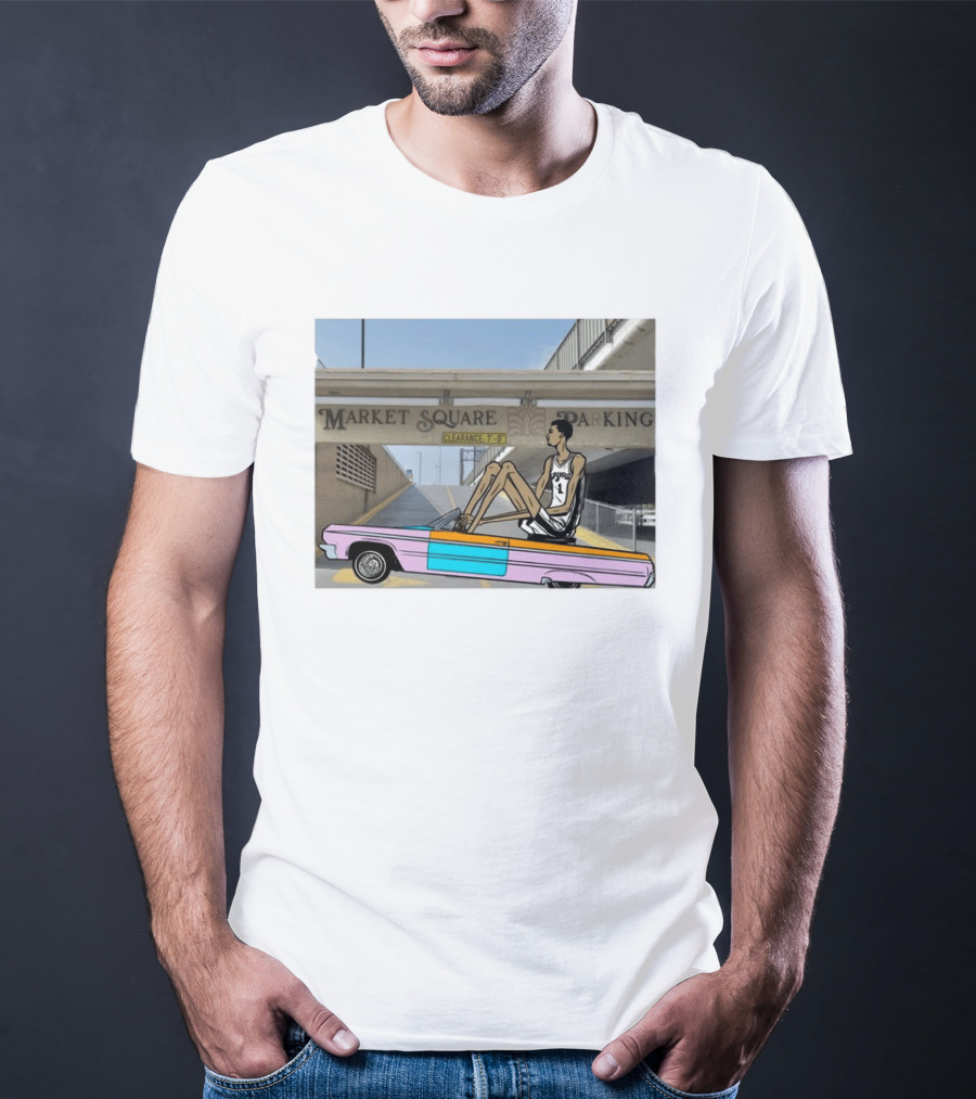 Victor Wembanyama Cruisin' Market Square Spurs 1 T-Shirt