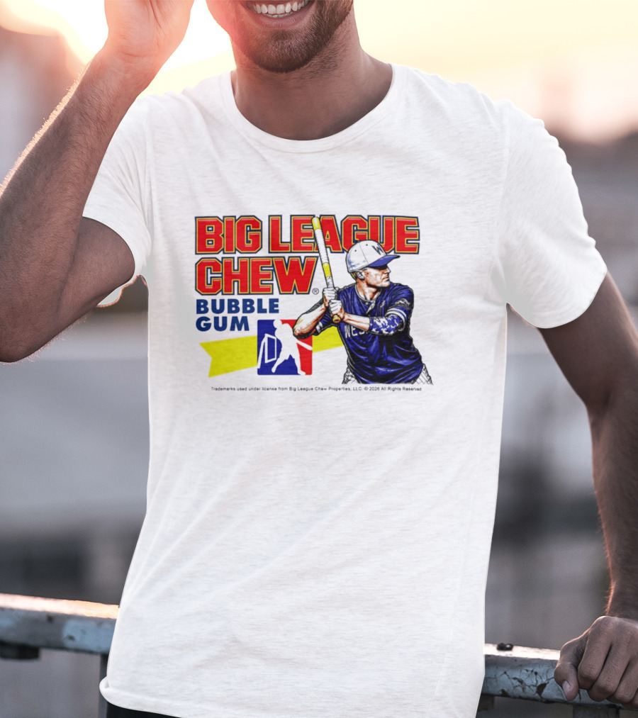 Big League Chew Bubble Gum Baseball Player Kyle Schultz T-Shirt
