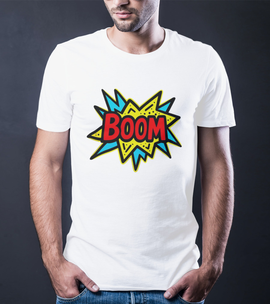 Mackenzie Shirilla Dad Boom Comic Style Burst T-Shirt