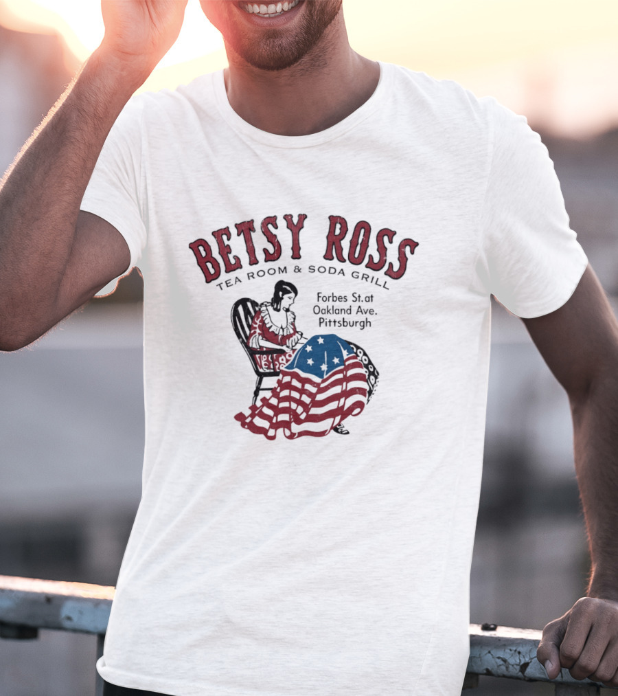 Betsy Ross Tea Room Soda Grill Forbes St Oakland Ave Pittsburgh T-Shirt