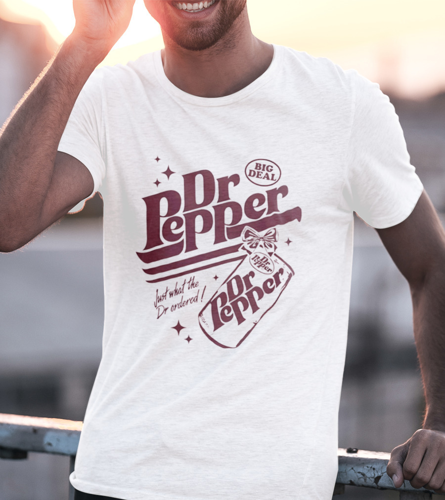 Dr Pepper Big Deal Just What The Dr Ordered Retro Bottle T-Shirt