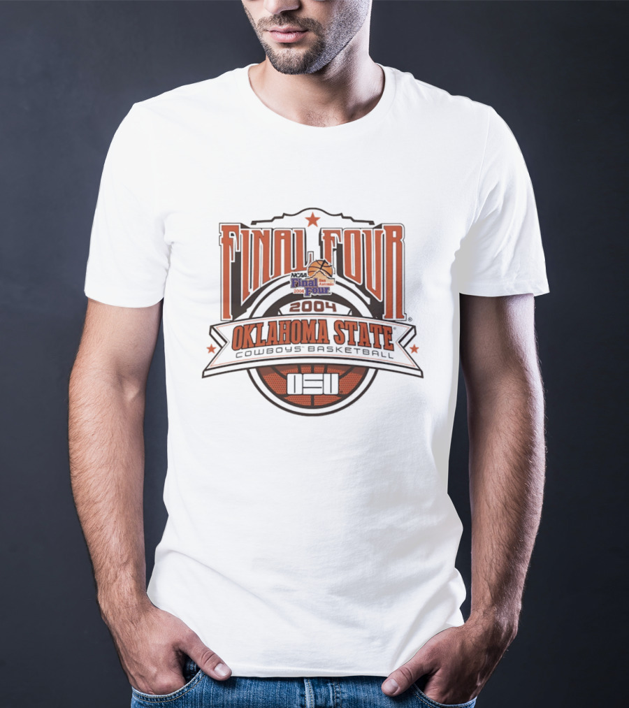 Oklahoma State Cowboys Basketball Final Four 2004 NCAA Tournament OSU T-Shirt