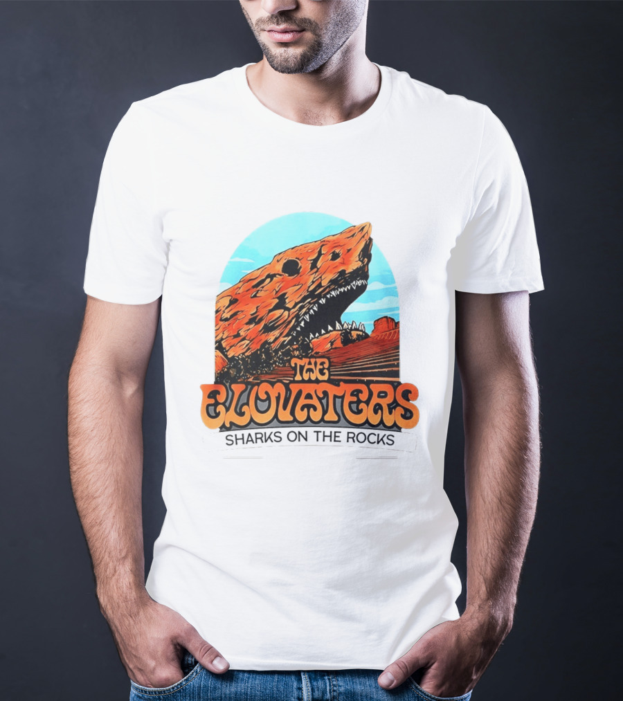 The Elovaters Sharks On The Rocks Red Rocks Amphitheatre Morrison Co May 2026 T-Shirt