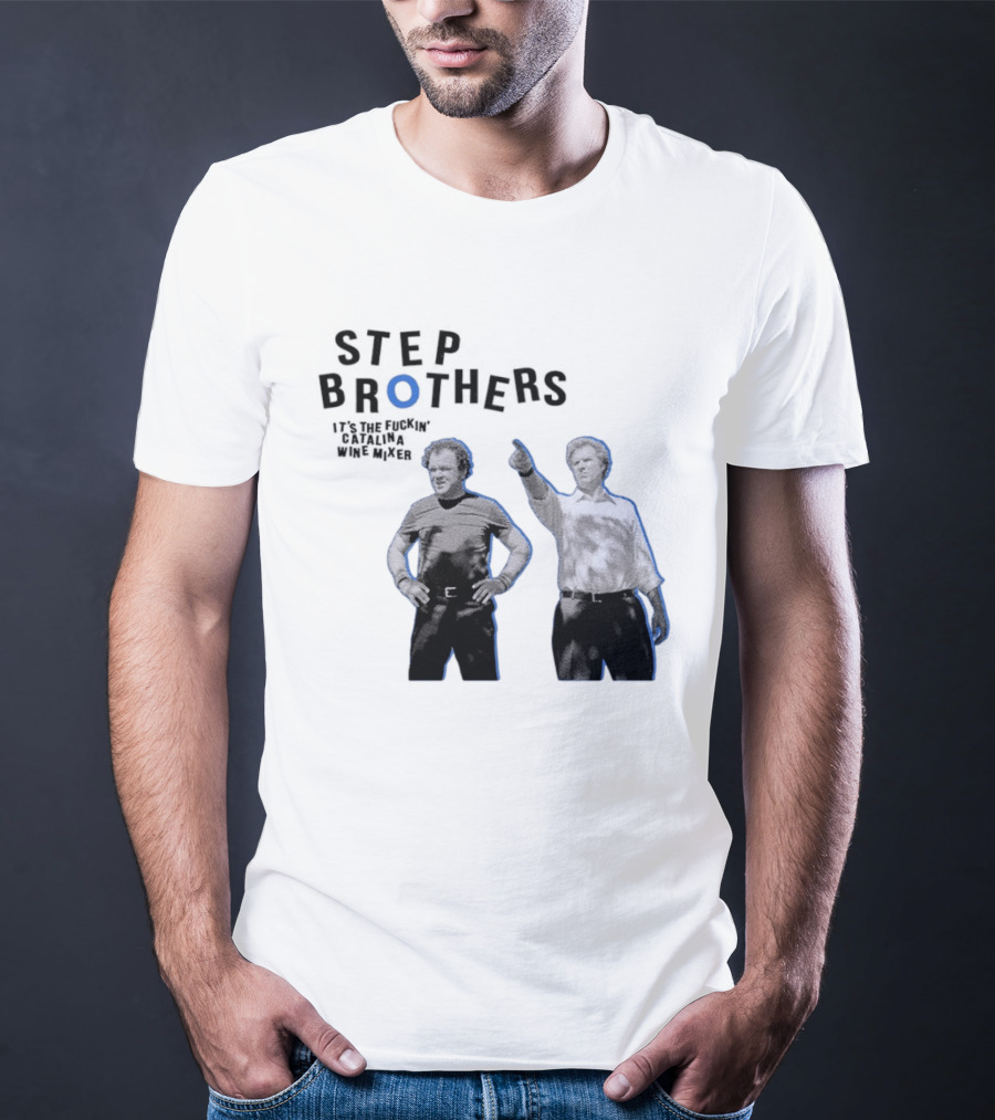 Step Brothers Will Ferrell John C Reilly Catalina Wine Mixer T-Shirt