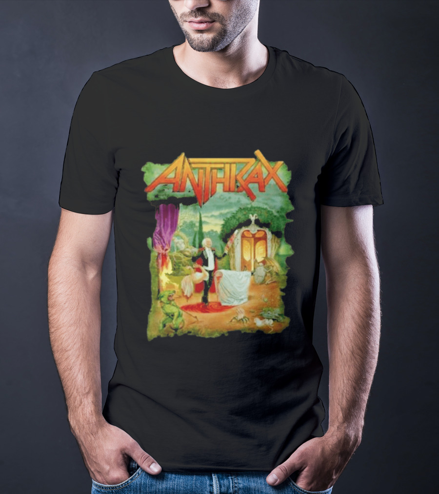 Anthrax Cursum Perficio Theatrical Scene With Creatures T-Shirt