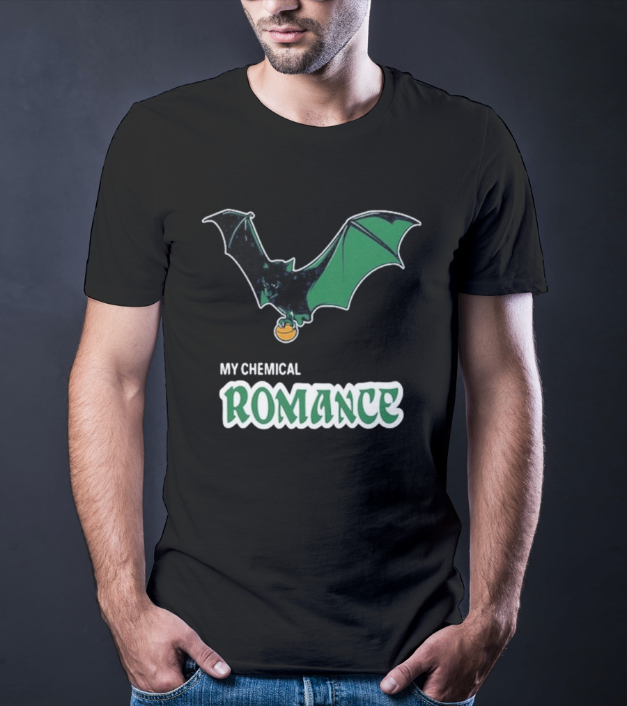 My Chemical Romance Bat Green Logo Philadelphia 08 15 2025 T-Shirt