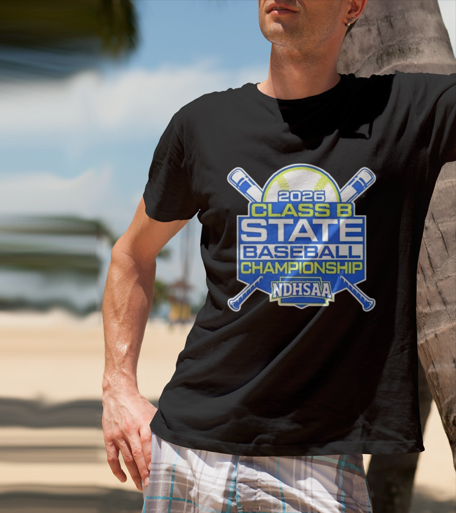 2026 NDHSAA Class B State Baseball Championship Merchandise T-Shirt