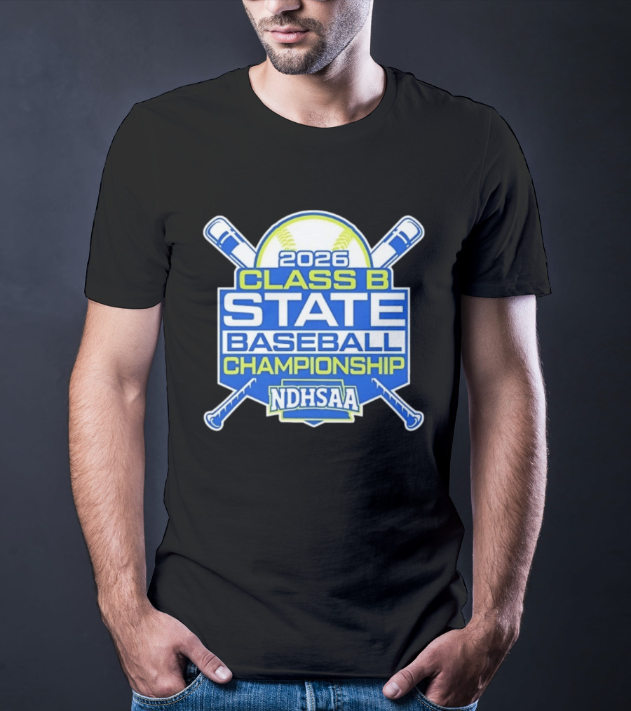 2026 NDHSAA Class B State Baseball Championship Merchandise T-Shirt