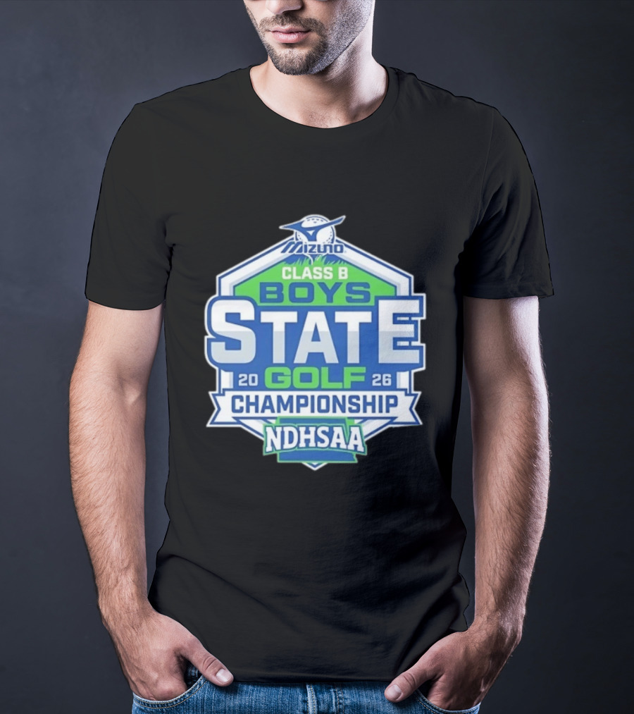 NDHSAA Mizuno Class B Boys State Golf Championship 2026 T-Shirt