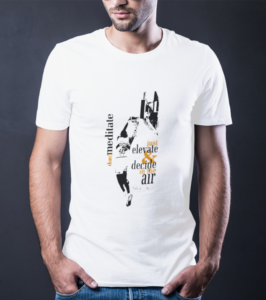 Meditate Elevate Decide Air Shawn Kemp Above The Rim T-Shirt