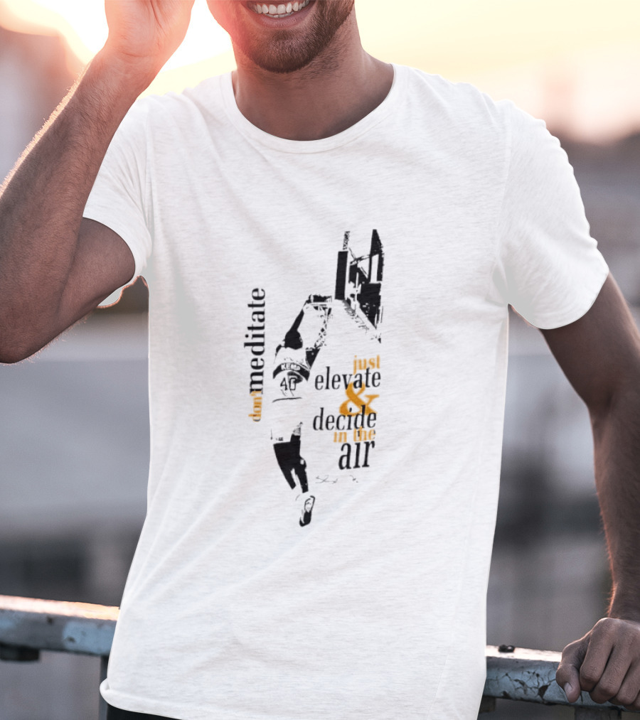 Meditate Elevate Decide Air Shawn Kemp Above The Rim T-Shirt