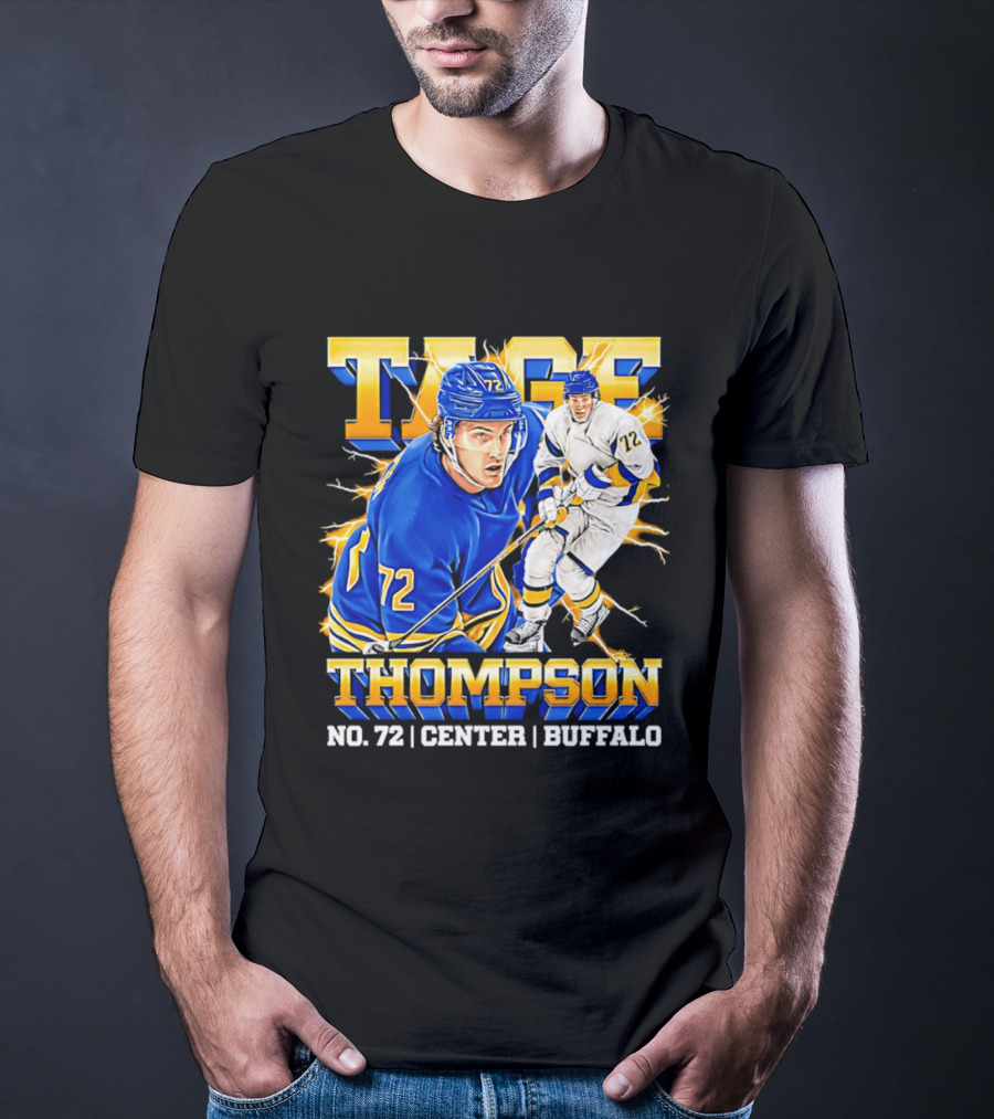 Tage Thompson No. 72 Buffalo Center T-Shirt