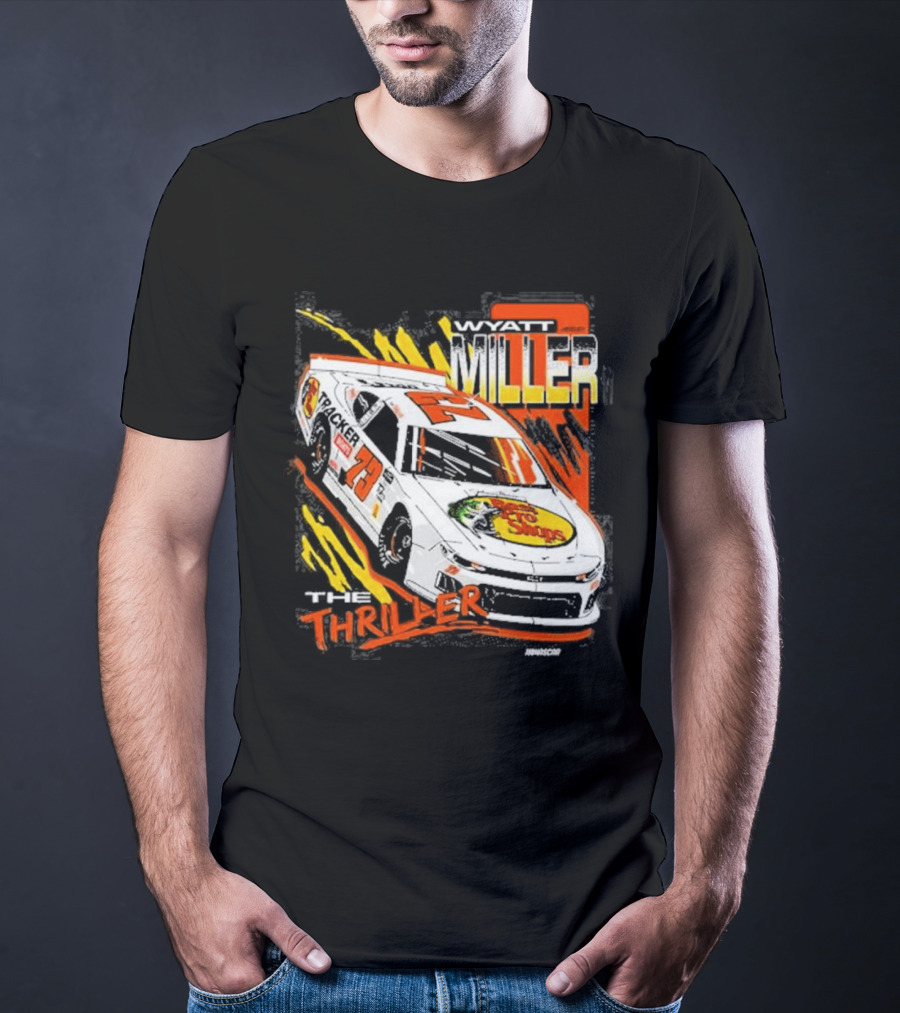Wyatt Miller Racing Thriller 2026 Late Model Stock Bass Pro T-Shirt