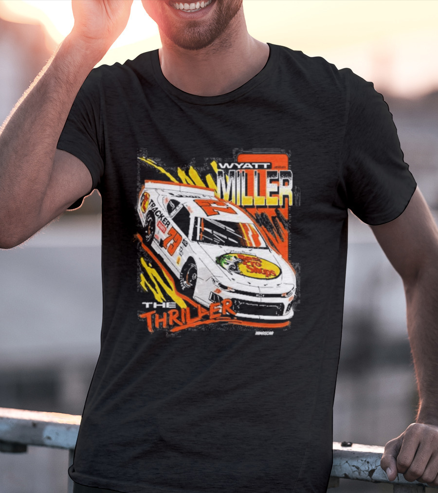 Wyatt Miller Racing Thriller 2026 Late Model Stock Bass Pro T-Shirt