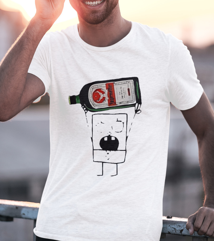 Doodlebob Jagermeister Bottle T-Shirt