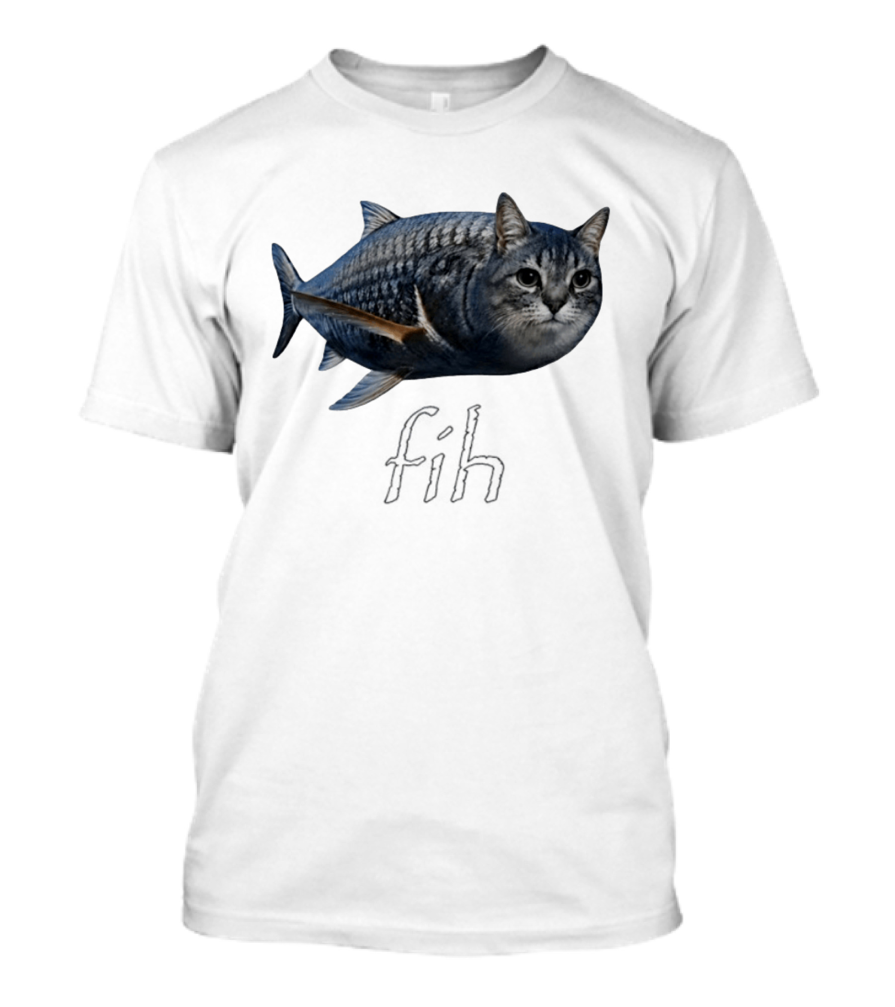 Fish Cat Hybrid Fih T-Shirt