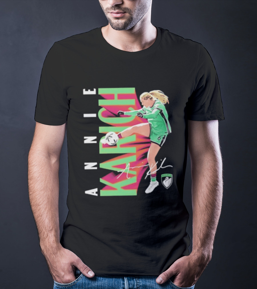 Annie Karich Legacy FC Soccer Player Action T-Shirt