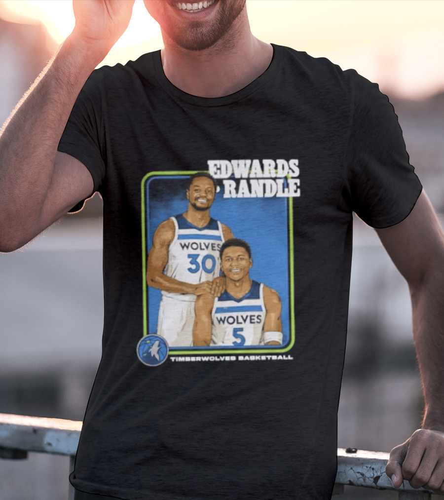 Edwards Randle Wolves 30 5 Basketball Duo T-Shirt