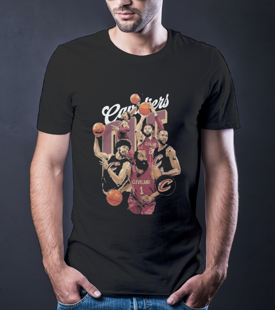 Cleveland Cavaliers NBA Basketball Star Players T-Shirt