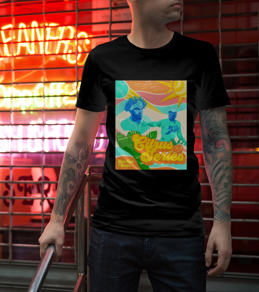 Citrus Series Miami Marlins Tampa Bay Devil Rays T-Shirt