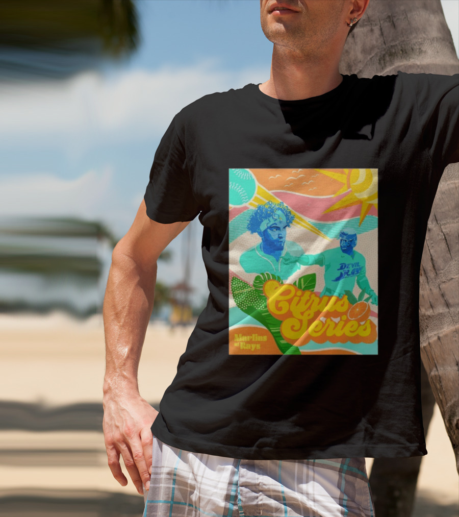 Citrus Series Miami Marlins Tampa Bay Devil Rays T-Shirt