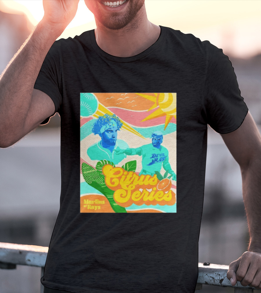 Citrus Series Miami Marlins Tampa Bay Devil Rays T-Shirt