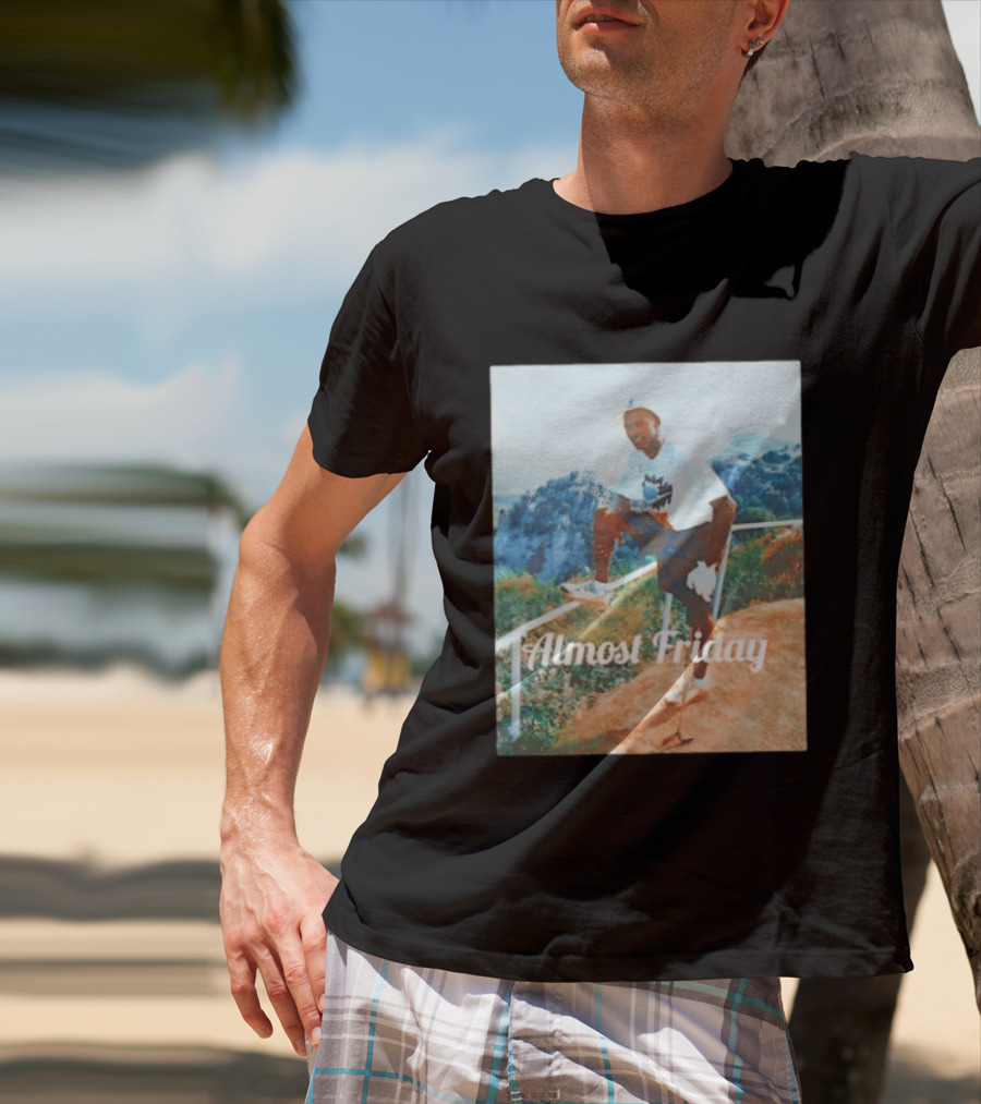 Michael Jordan Golfing Almost Friday Scenic View T-Shirt