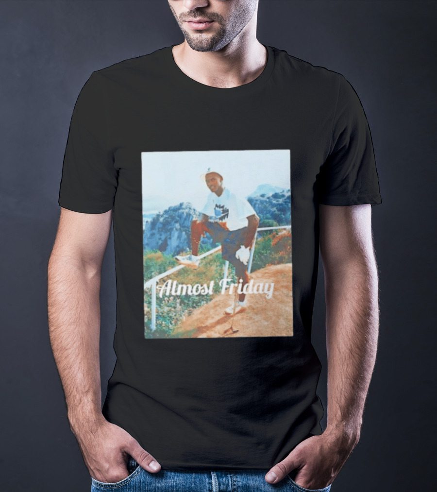 Michael Jordan Golfing Almost Friday Scenic View T-Shirt