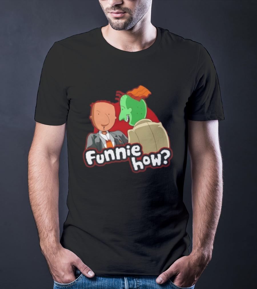 Doug Funnie Funny How Animated Series Characters Meeting T-Shirt