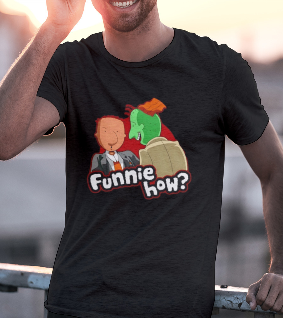 Doug Funnie Funny How Animated Series Characters Meeting T-Shirt
