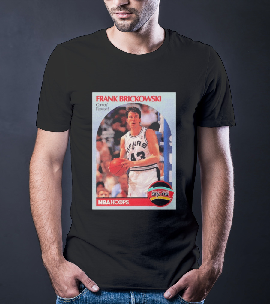 Frank Brickowski Center Forward San Antonio Spurs NBA Hoops T-Shirt