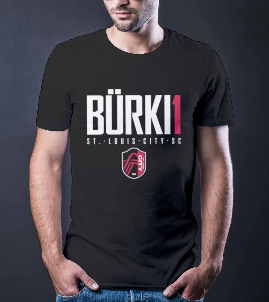 Bürki 1 St. Louis City SC Elite Soccer Fan Gear T-Shirt