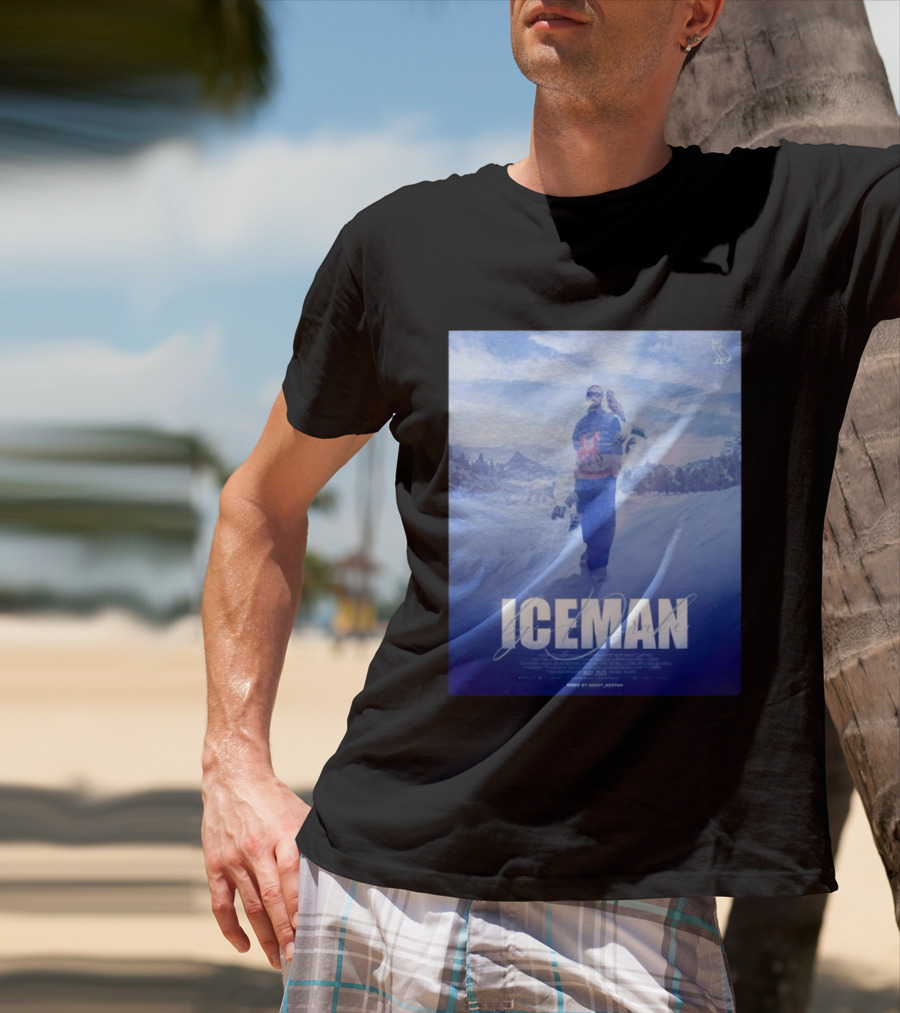 ICEMAN By Drake Featuring Saint Justin OVO Collaboration 2025 Winter Snowy Landscape T-Shirt