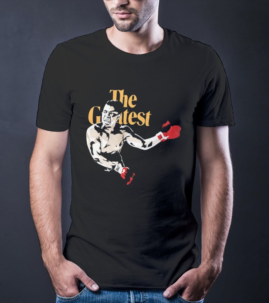The Greatest Muhammad Ali Red Gloves Boxer T-Shirt