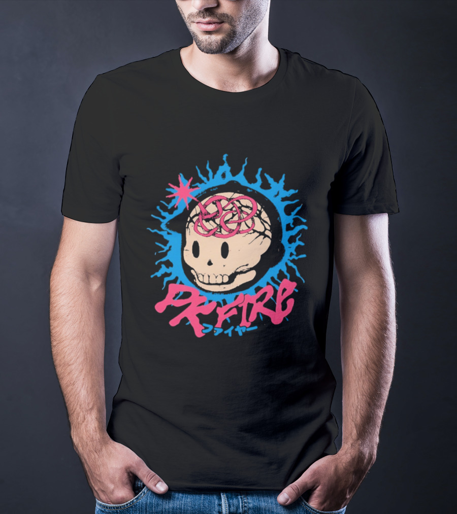 PK Fire Skull Art EarthBound Ness T-Shirt