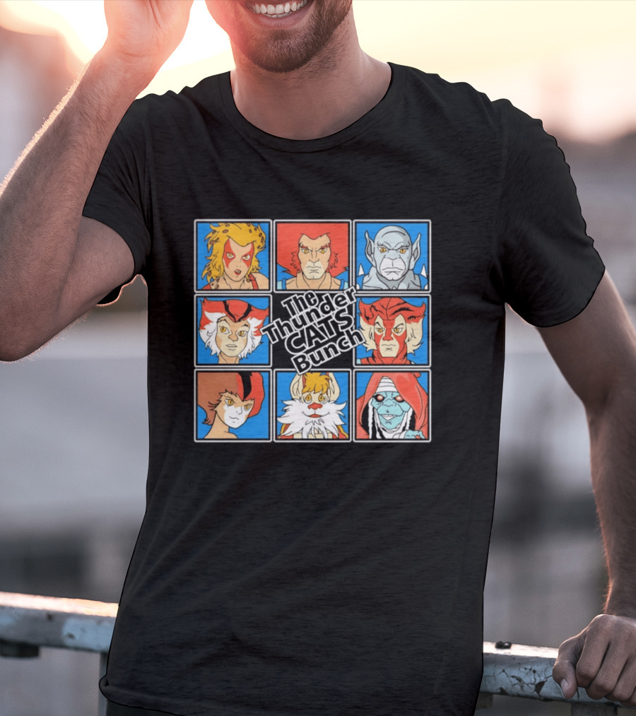The ThunderCats Bunch Characters Classic Cartoon Collaboration T-Shirt