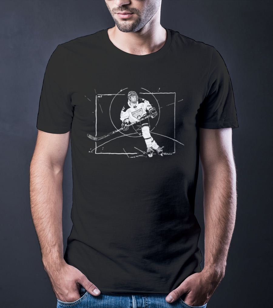 Marie Philip Poulin NO7 Hockey Player Sketch T-Shirt