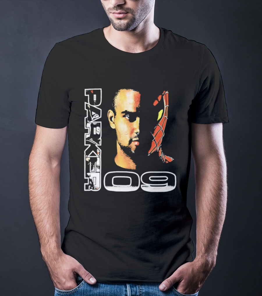 Parker 09 Spiderman San Antonio Spurs T-Shirt