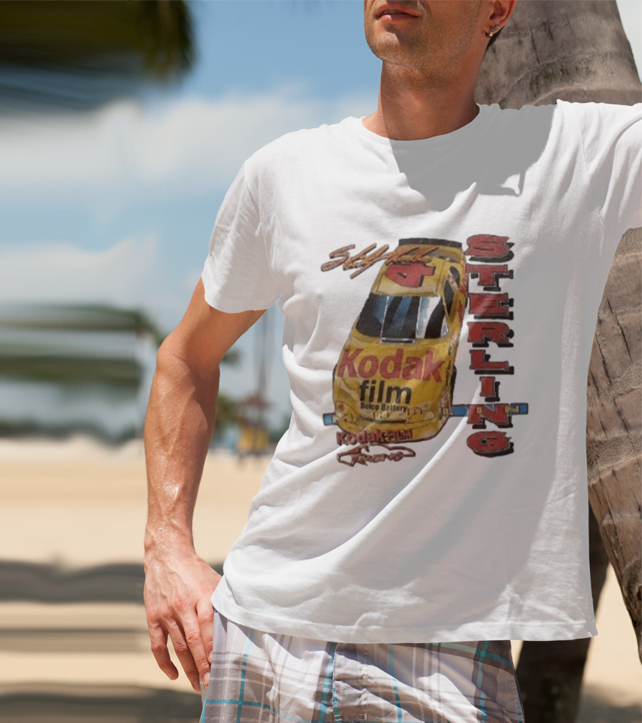 AJ Dillon Kodak Racing Sterling Marlin Kodak Film Delco Battery Car T-Shirt